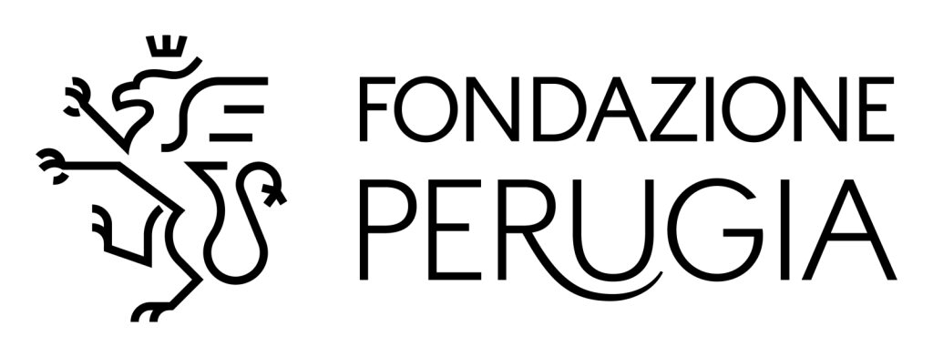 logo fondazione perugia 2 righe bianco